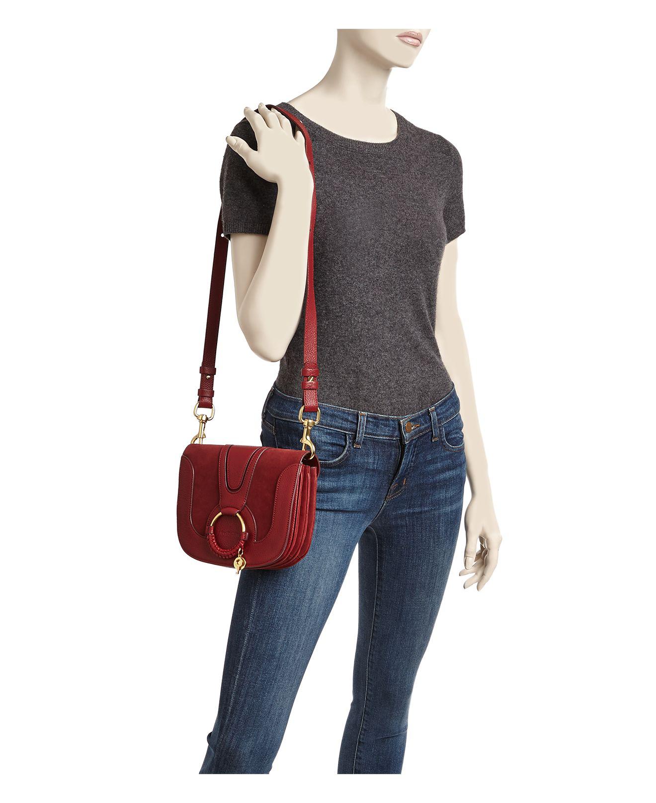 hana small leather crossbody bag