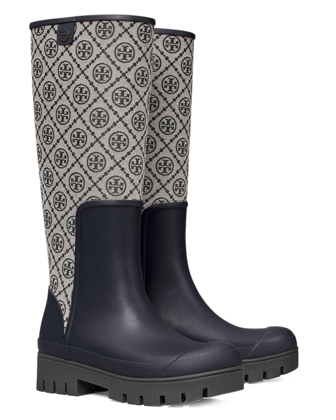 T Monogram Hurricane Tall Boot 