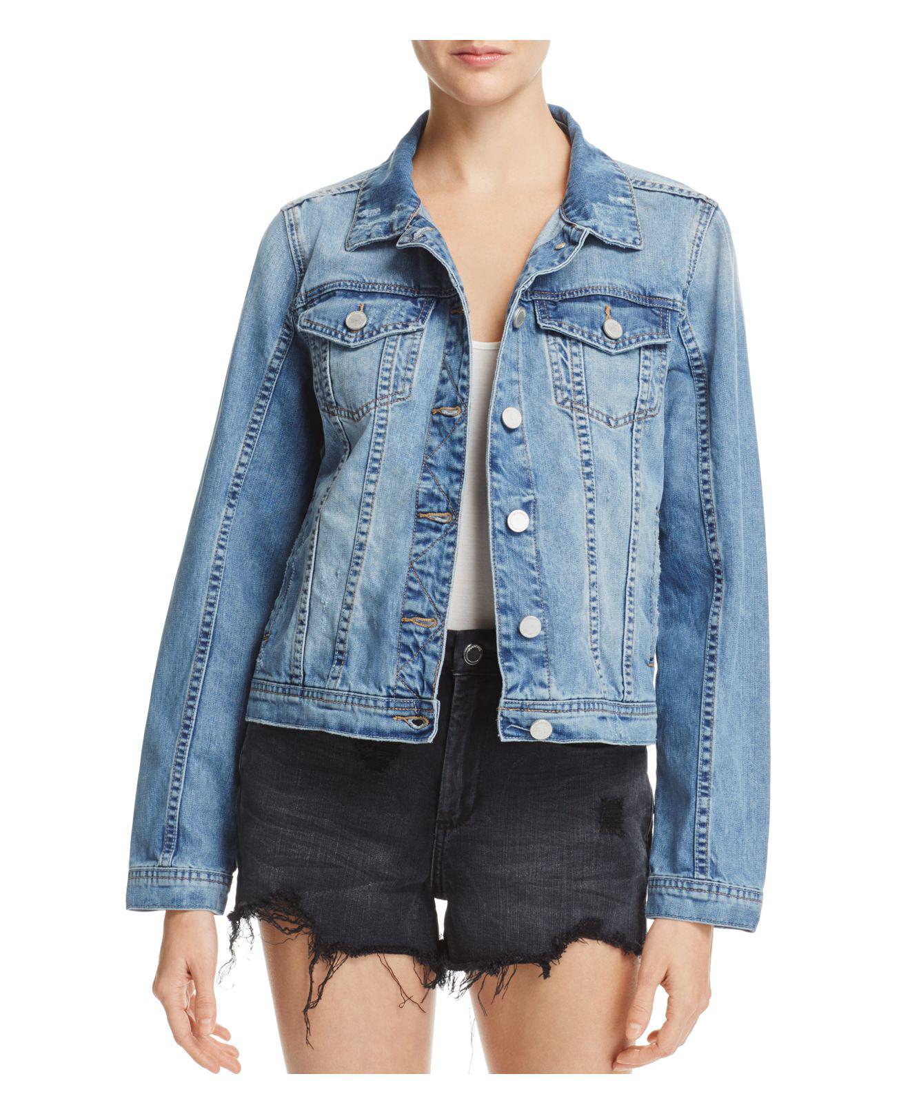 blanknyc distressed denim jacket