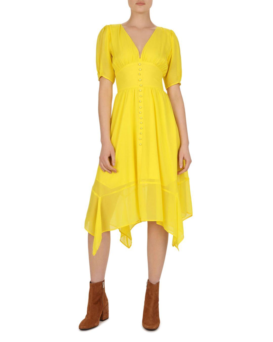 the kooples yellow dress