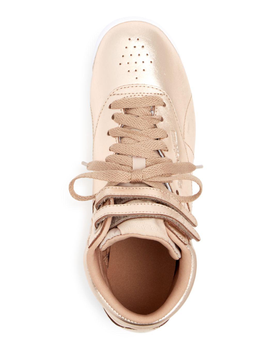 reebok high tops rose