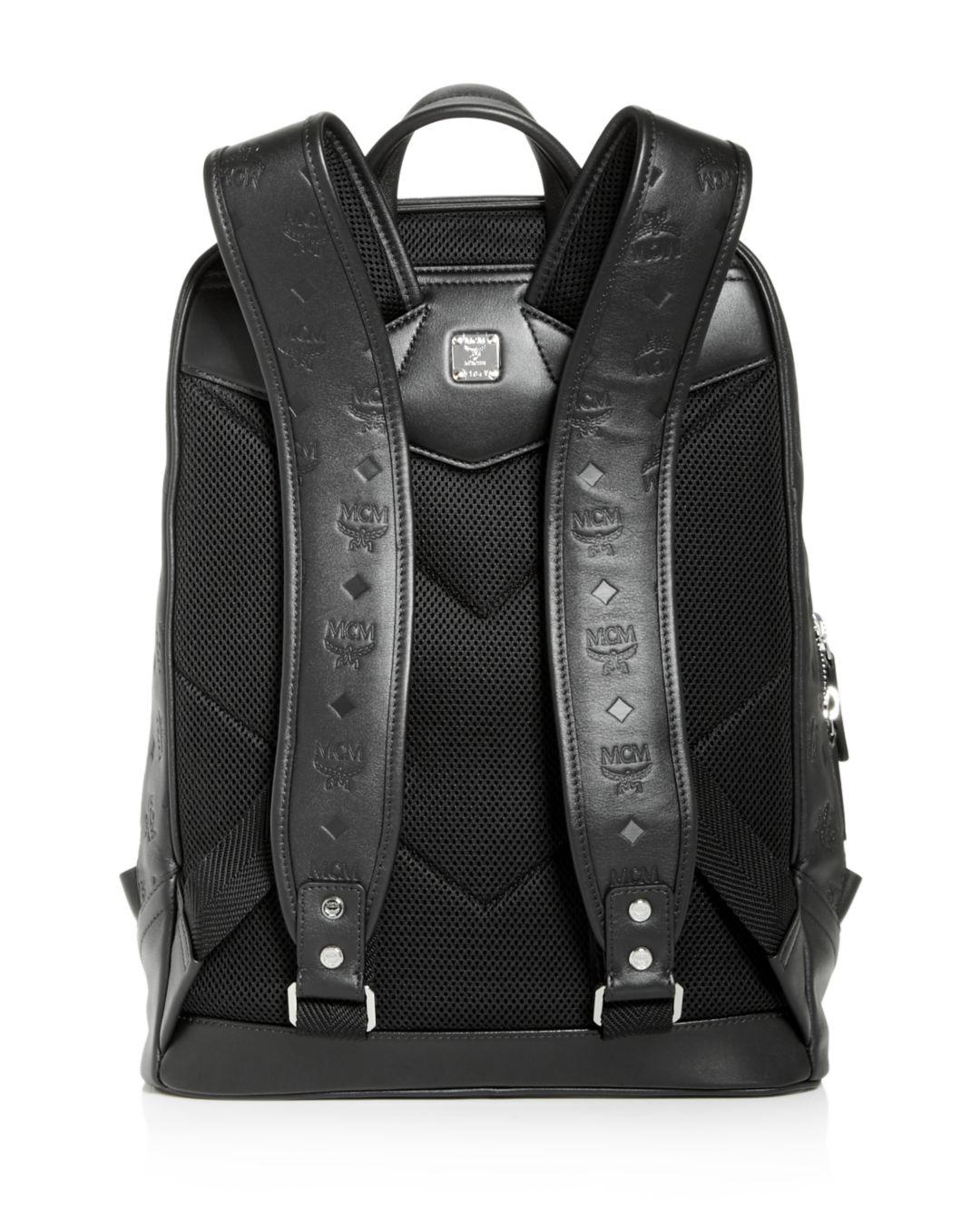 mcm neo duke monogram backpack