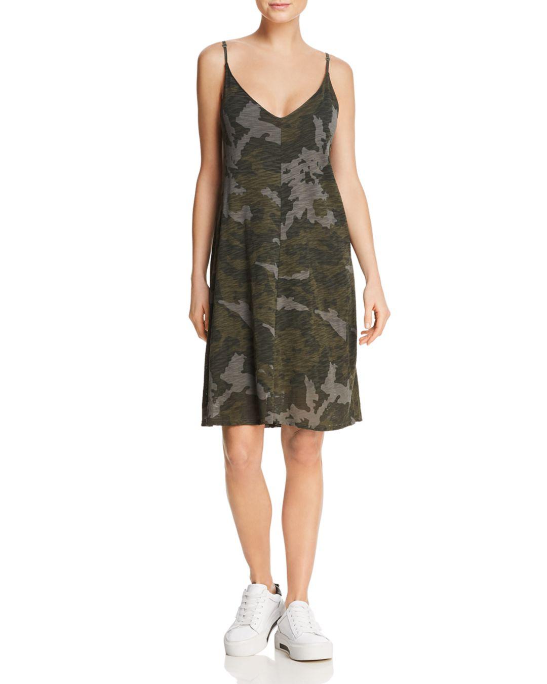 camo slip dress