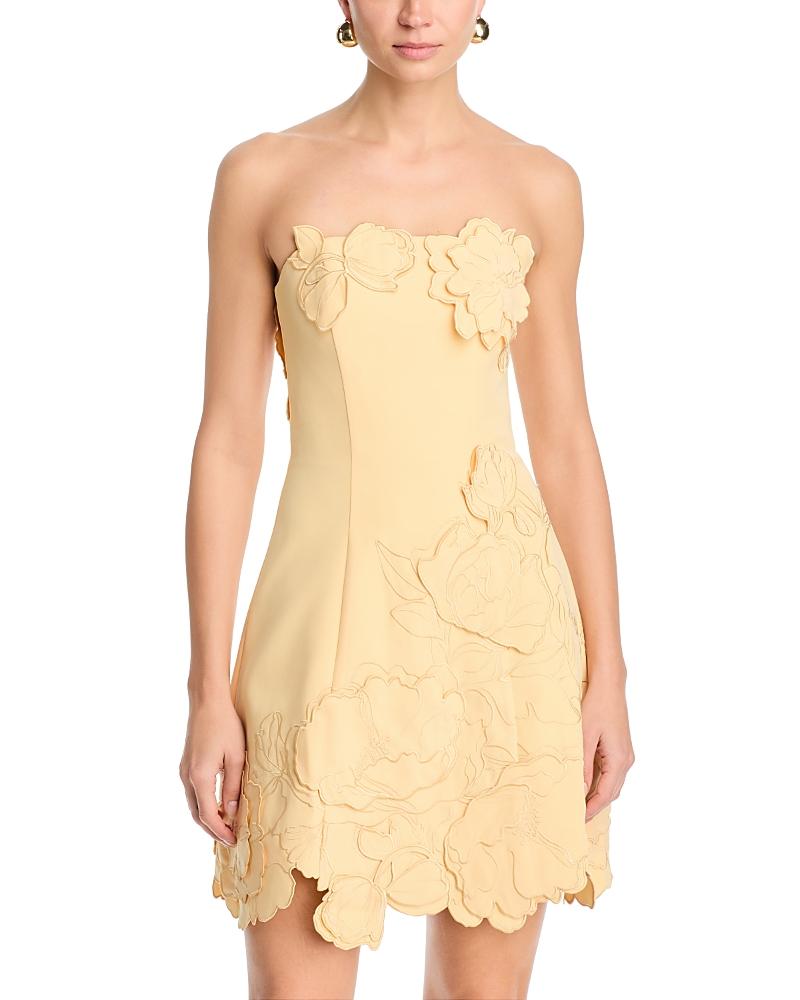 chinese dress ladies Leo Lin Zaria Midnight Floral Bustier Mini Dress main image 1