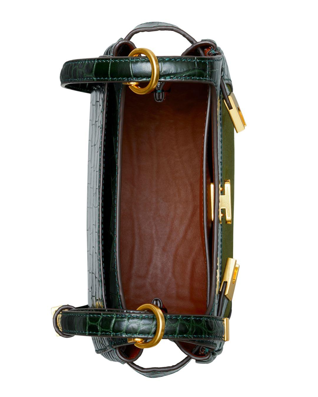 tory burch lee radziwill small saddlebolsa