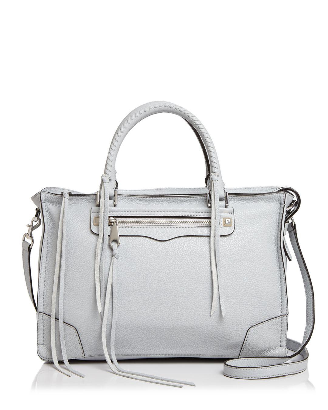 rebecca minkoff regan leather satchel