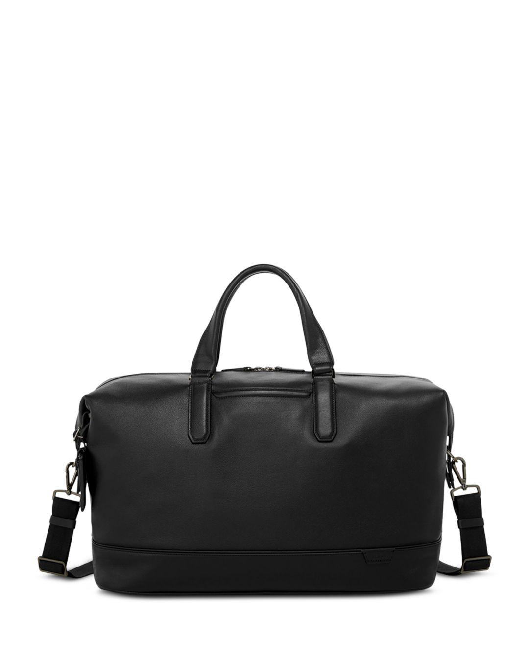 Tumi Nelson Leather Duffel Bag in Black for Men Lyst