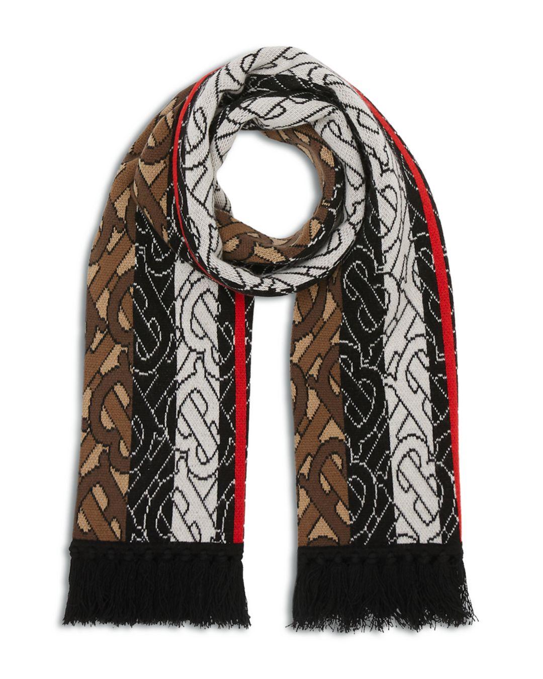 burberry monogram scarf