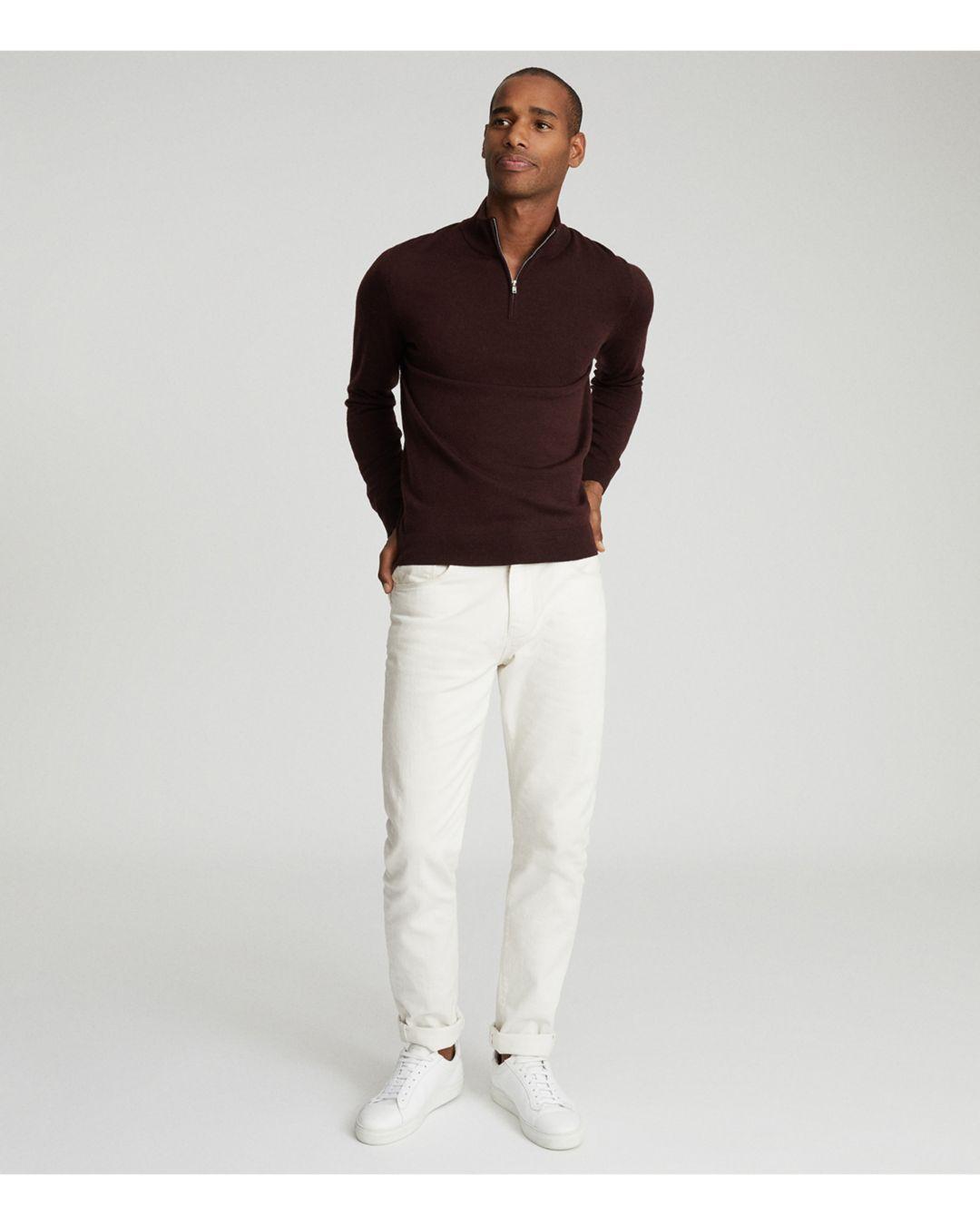 reiss half zip