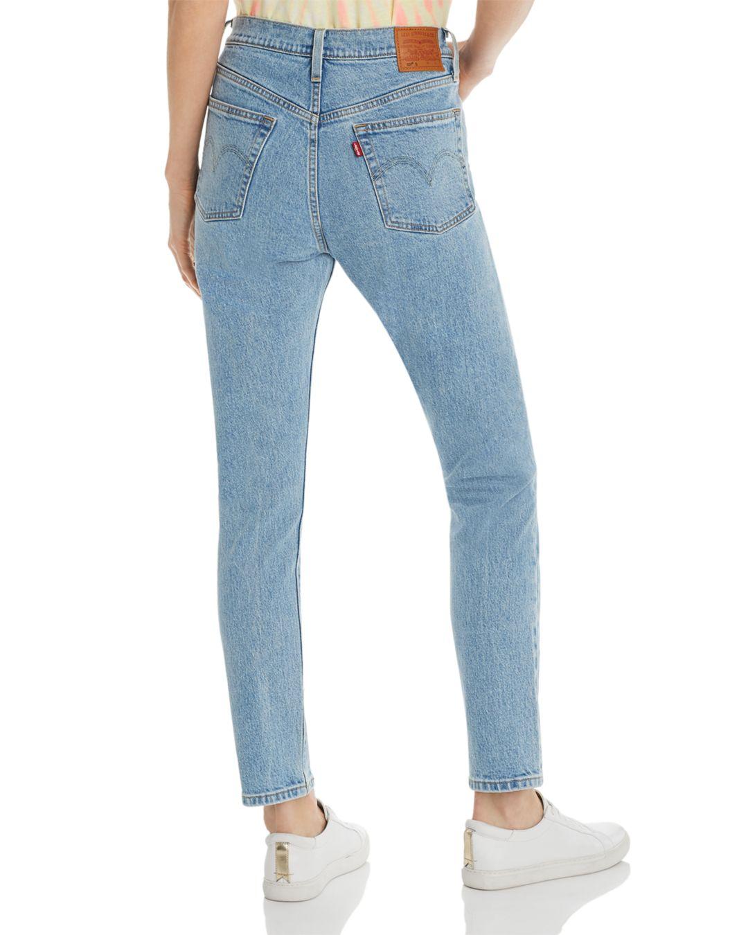 Levi's Denim 501 High - Rise Skinny Jeans In Tango Light in Blue - Lyst