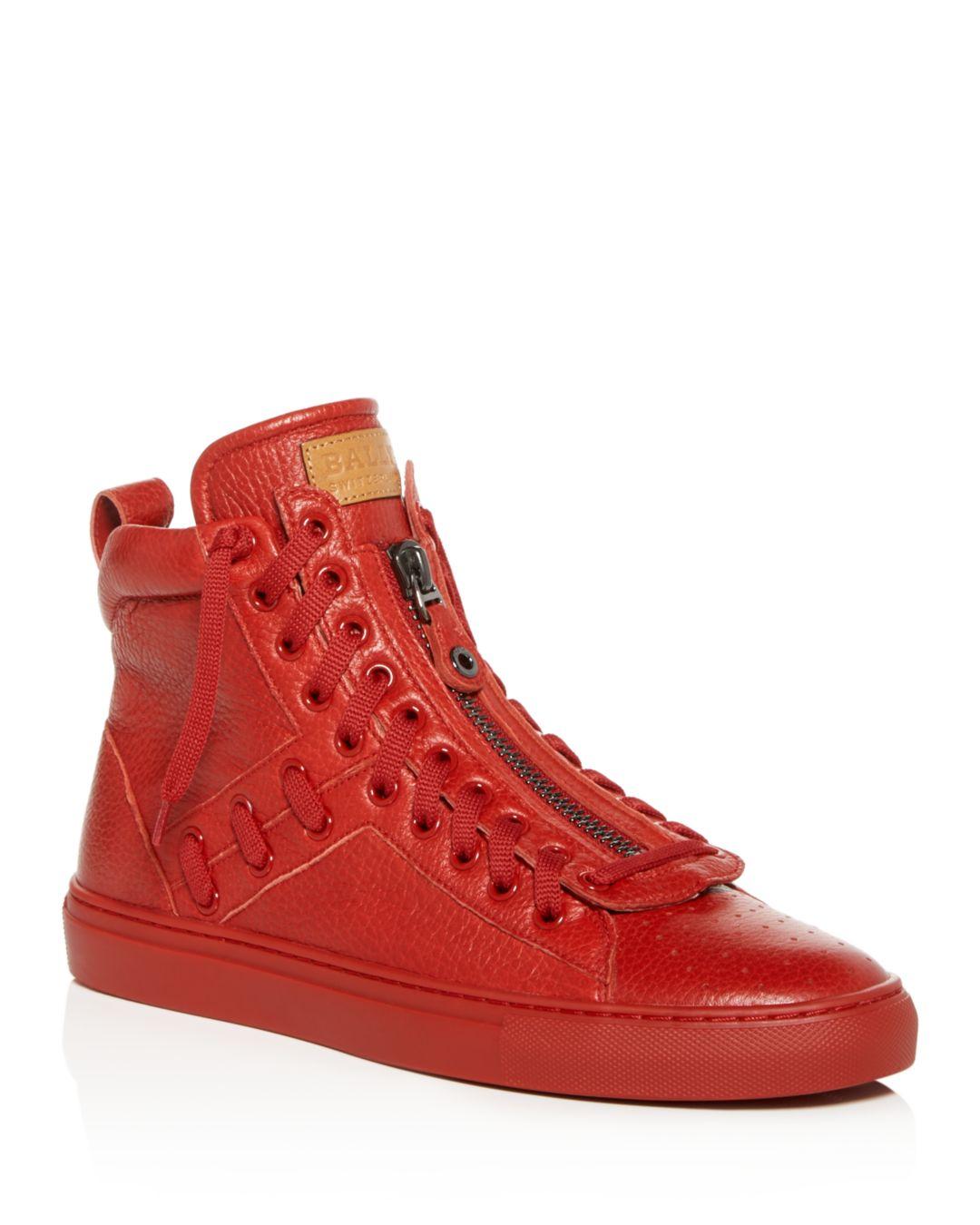 bally shoes red