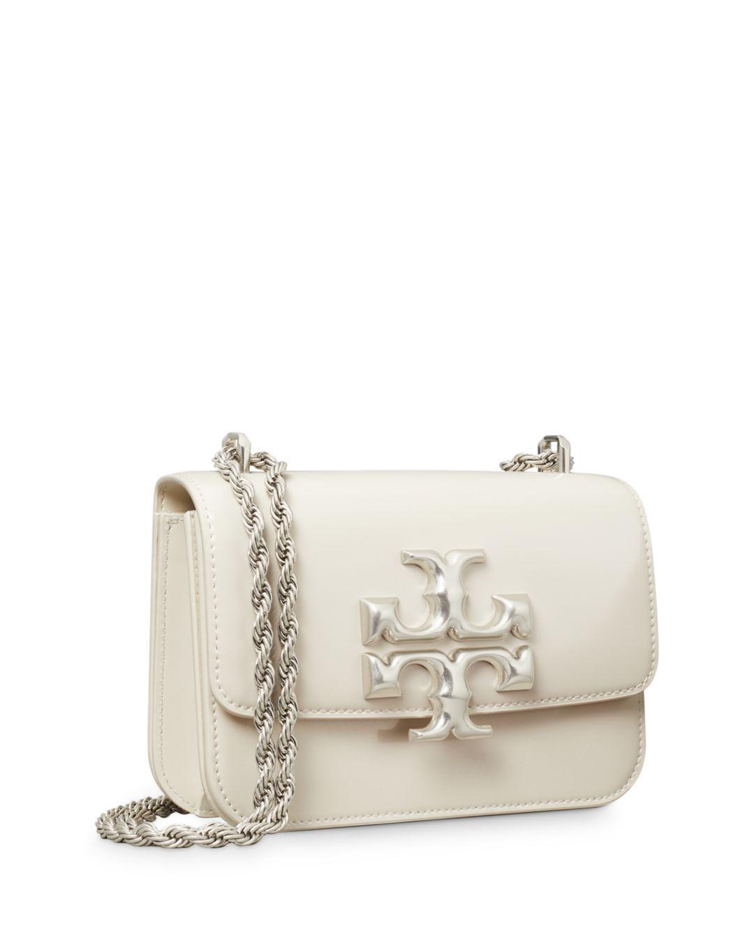 Tory Burch Leather Eleanor Small Bag in White - Lyst