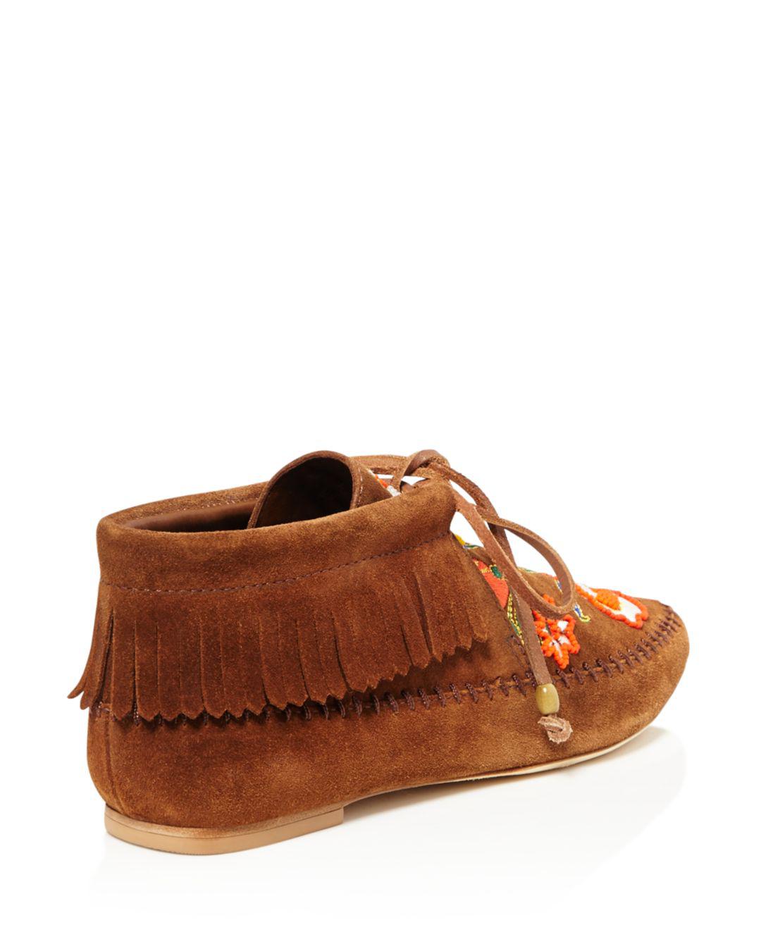 tory burch huntington fringe bootie