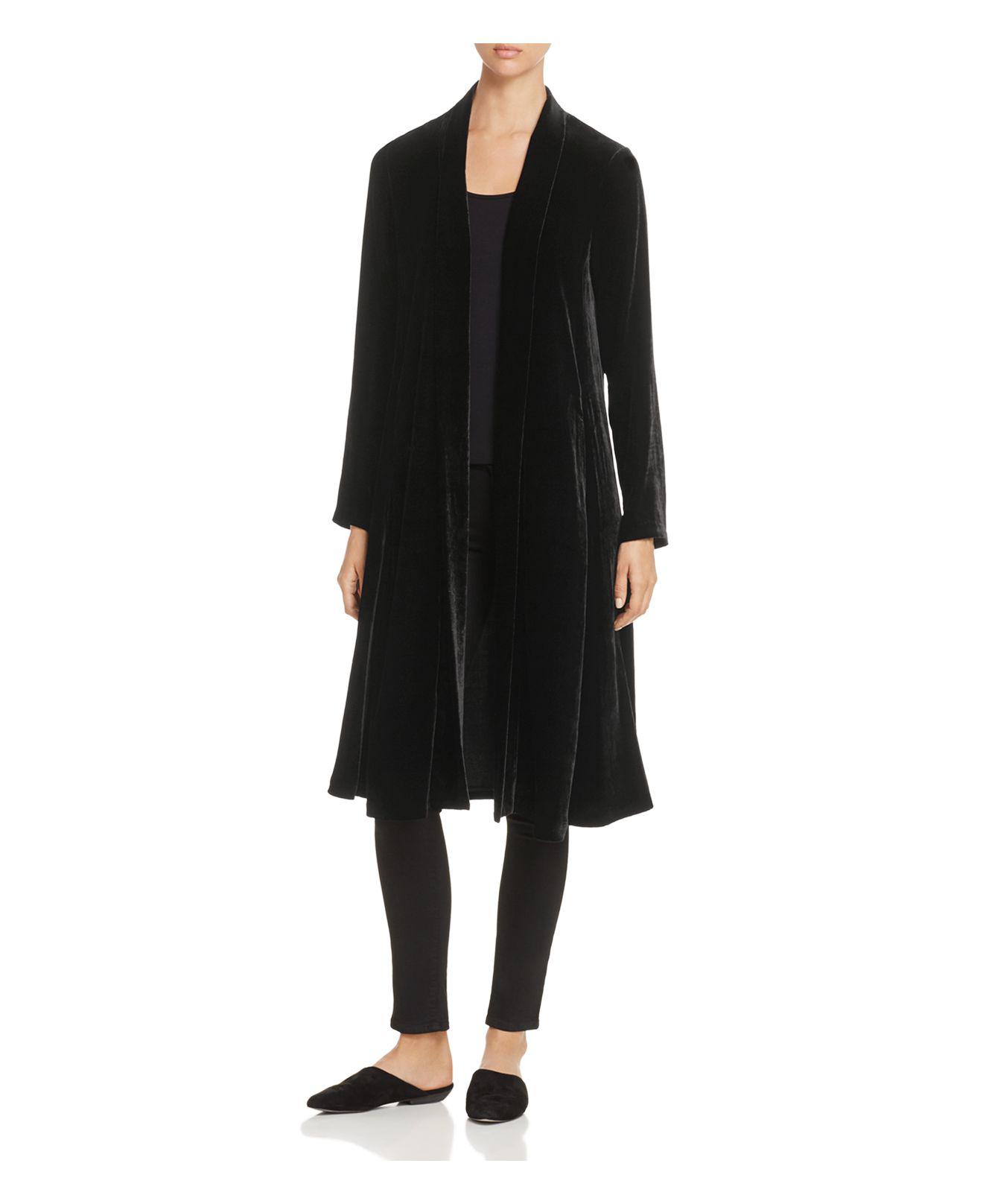 velvet duster cardigan