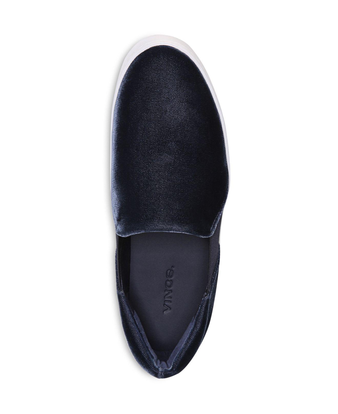 vince women's warren slip on platform sneaker