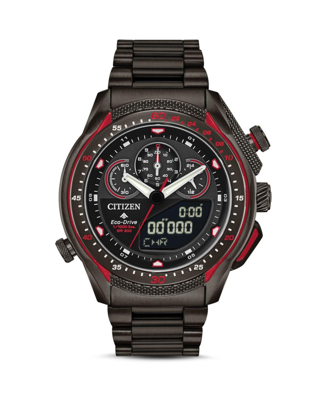 citizen black dial watch
