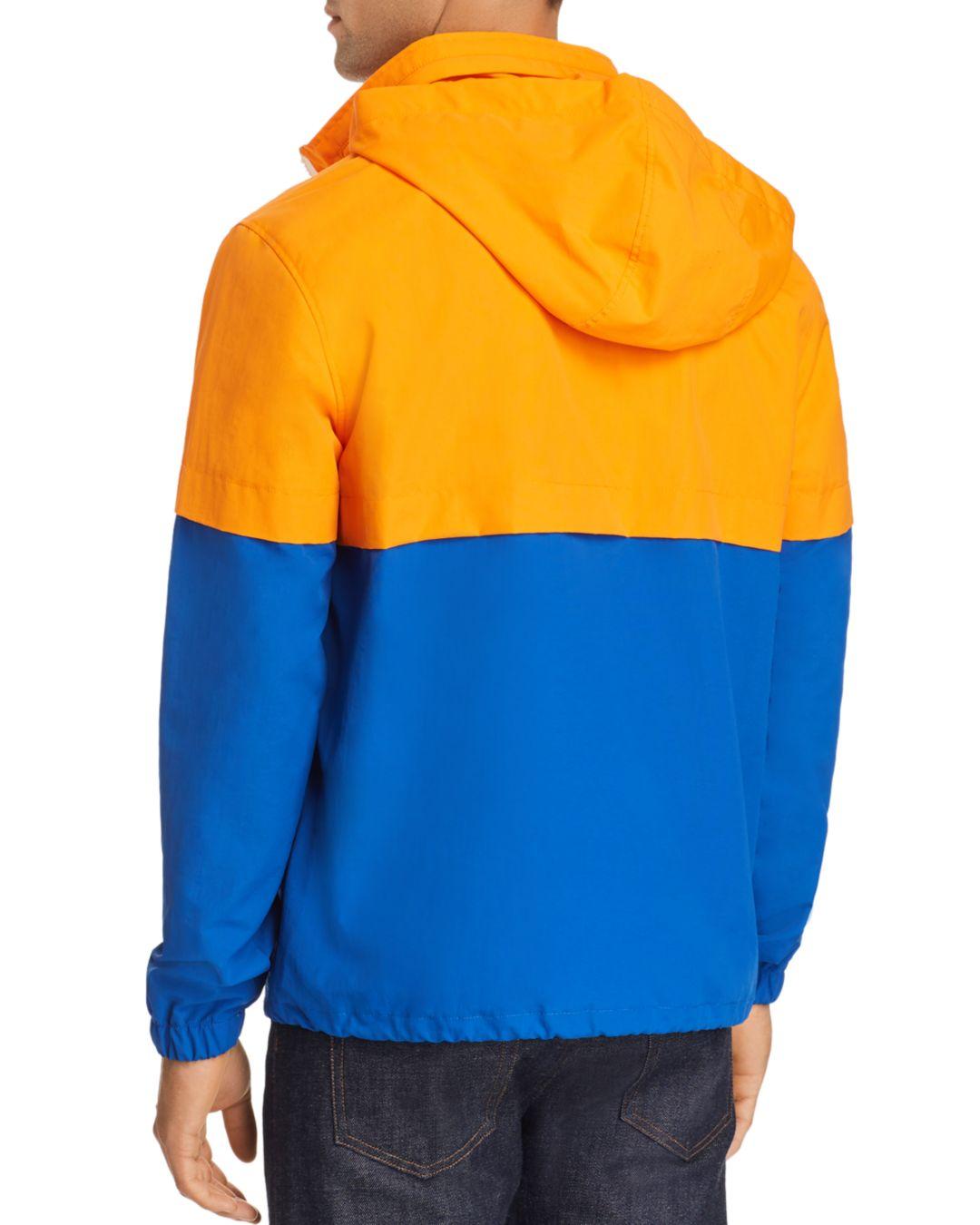 calvin klein windbreaker orange