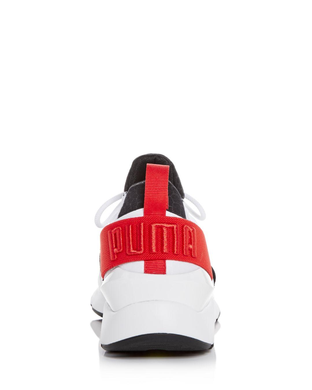 womens puma muse croc athletic shoe