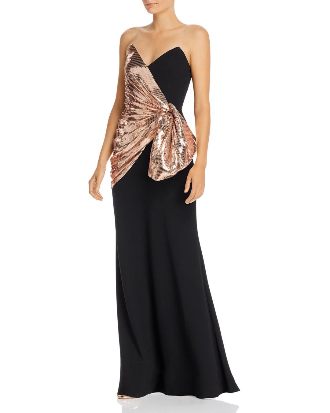 jill jill stuart strapless gown