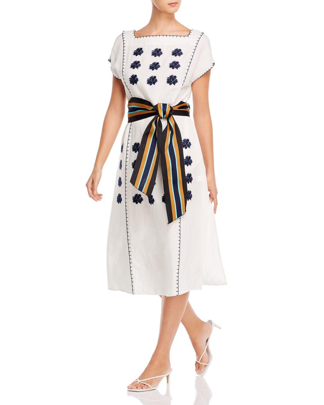 green smock dress river island