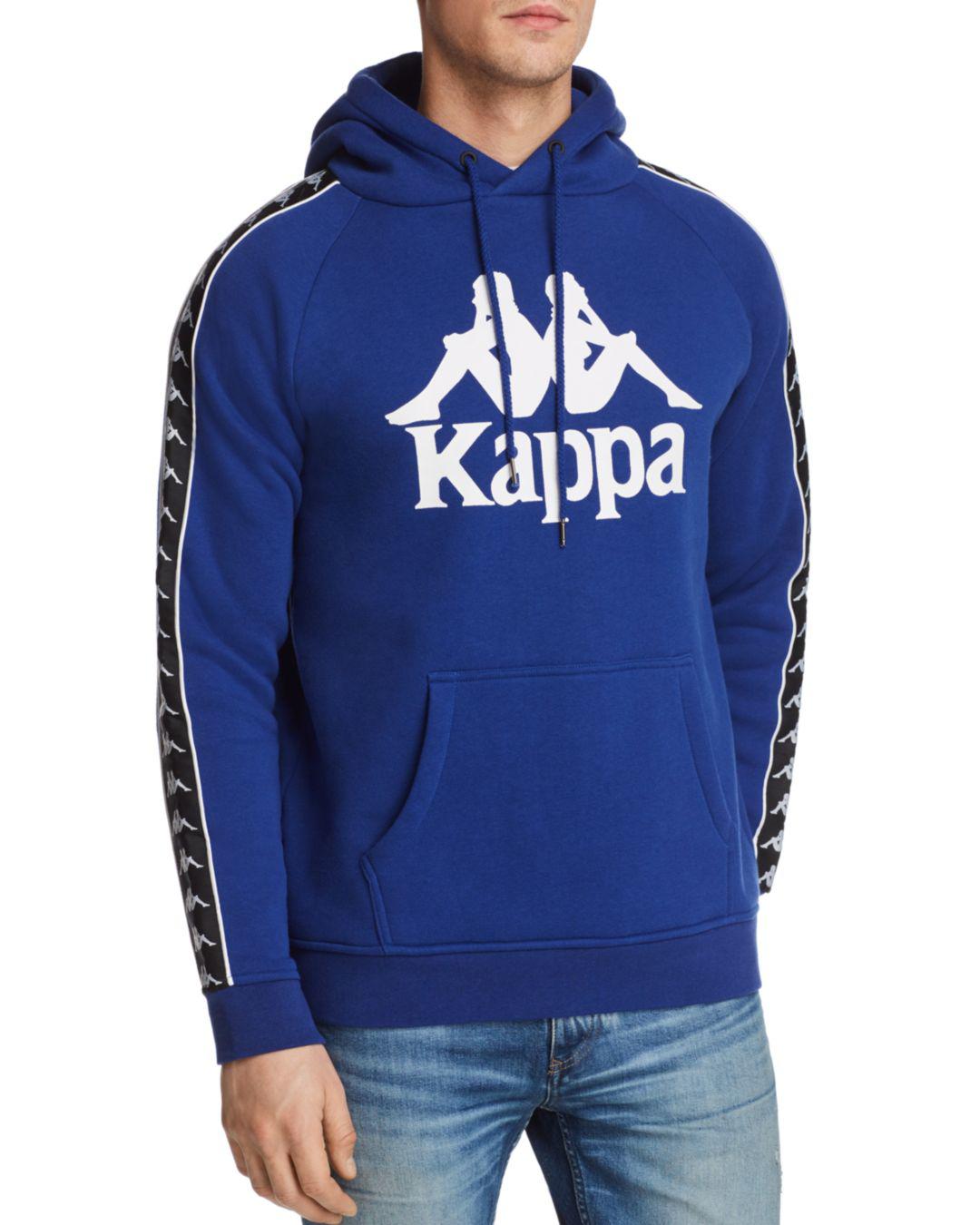 Kappa Hurtado Logo Hoodie in Blue - Black (Blue) for Men - Lyst