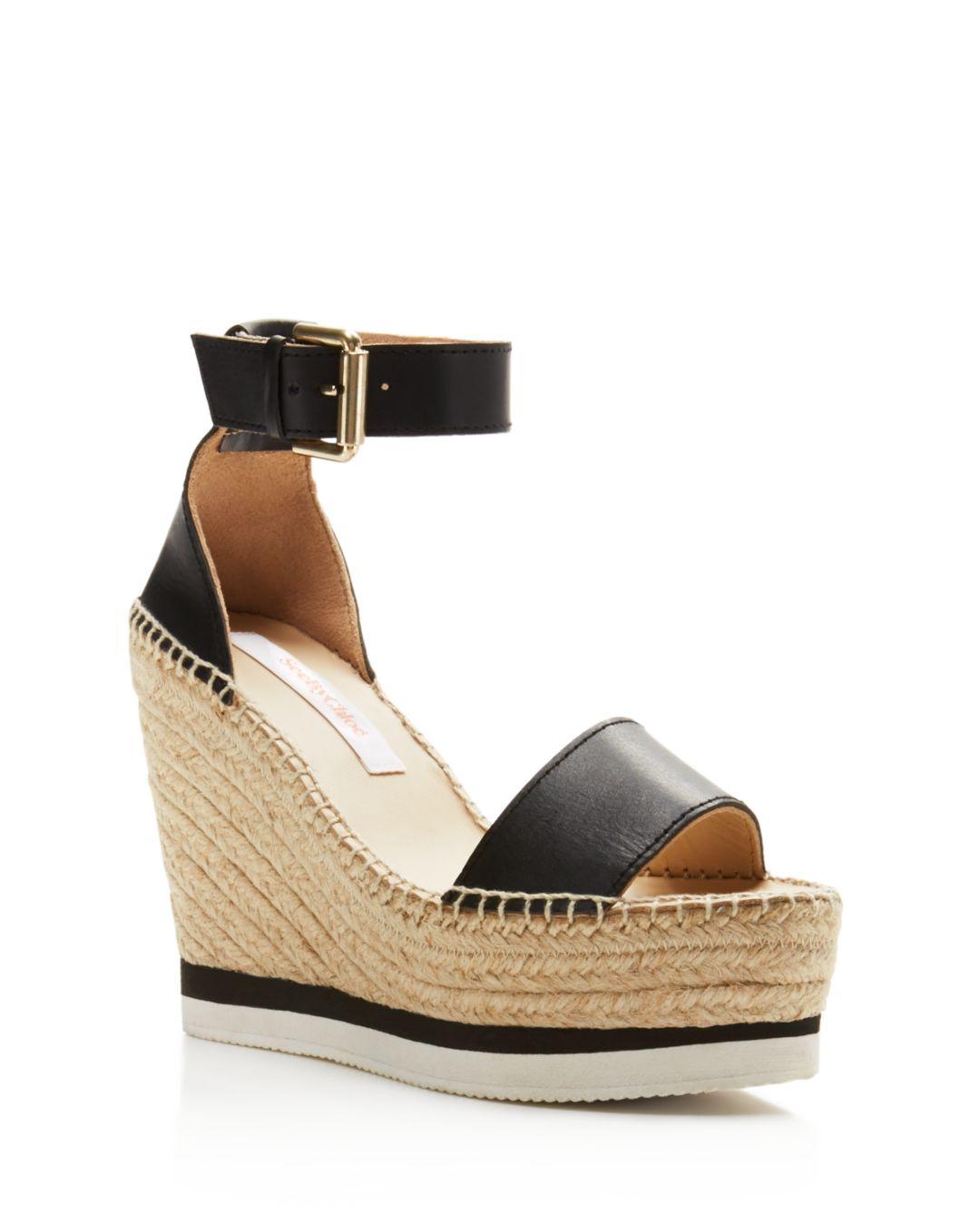 see by chloe ankle strap espadrilles