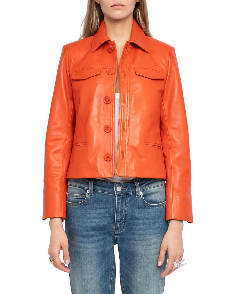 Zadig & Voltaire Leather jackets for Women | Online Sale up to 50