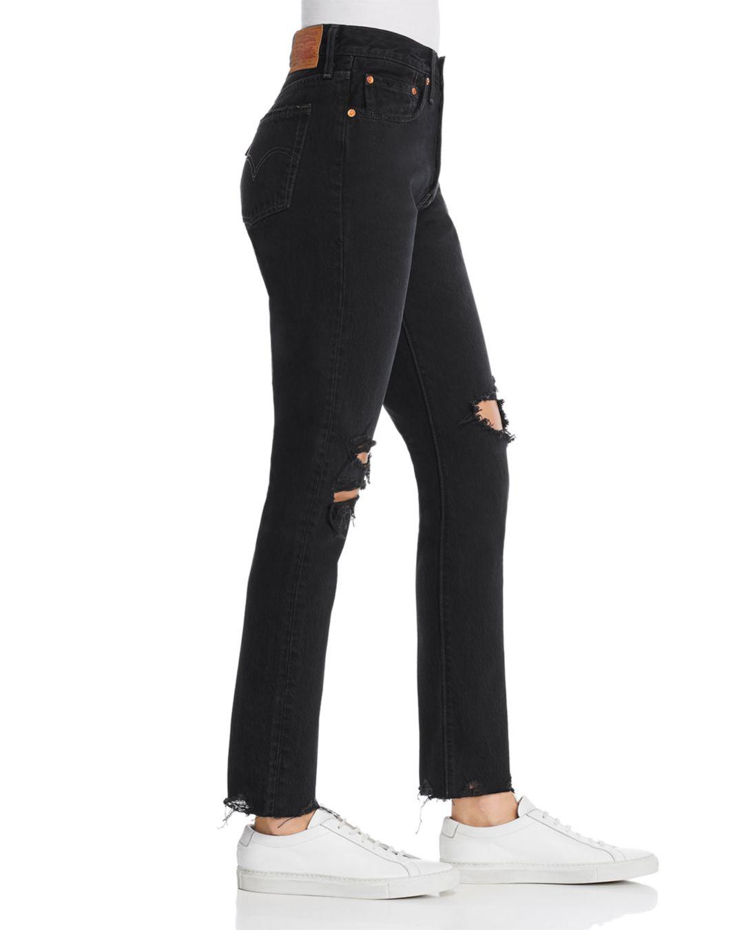 levi's 501 skinny black listed