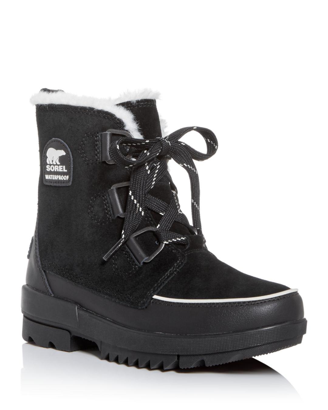 sorel black rain boots