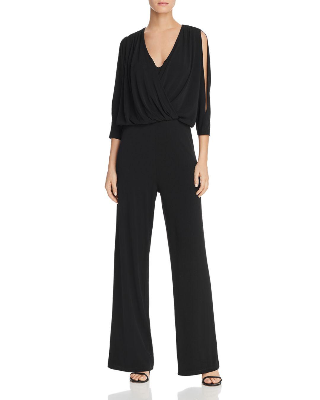 donna karan cold shoulder jumpsuit