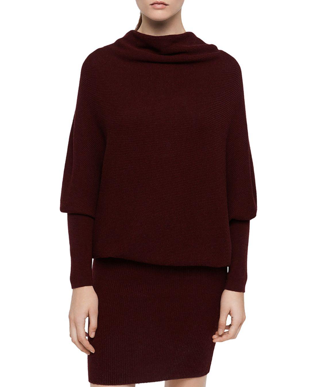all saints ridley cowl dress