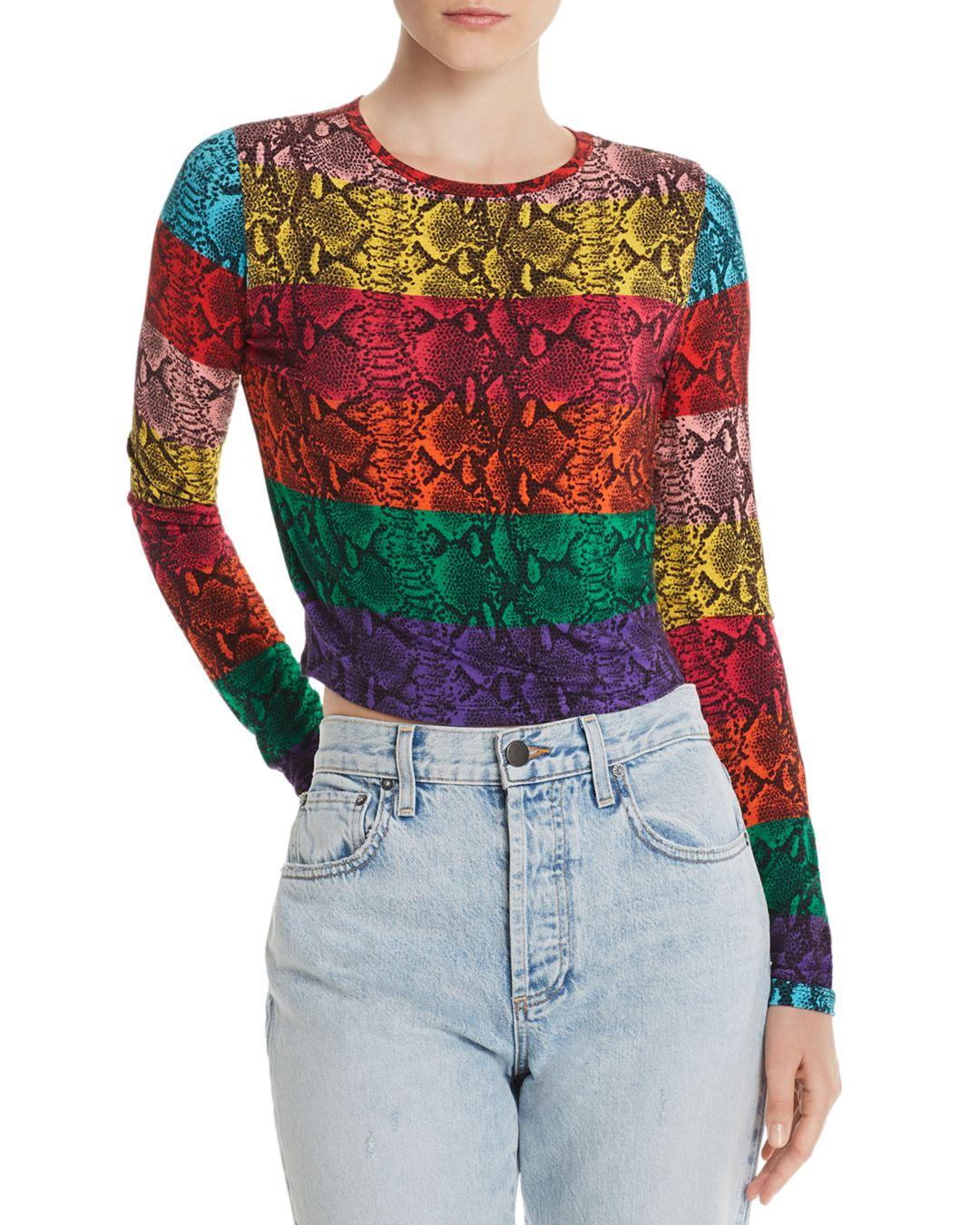 Olivia Delaina Rainbow Snake Print 