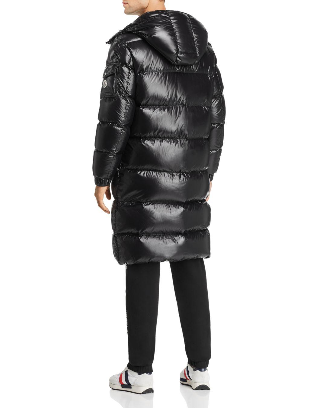 Moncler Synthetic Hanoverian Long Down Puffer Parka in Blue (Black) for Men  | Lyst