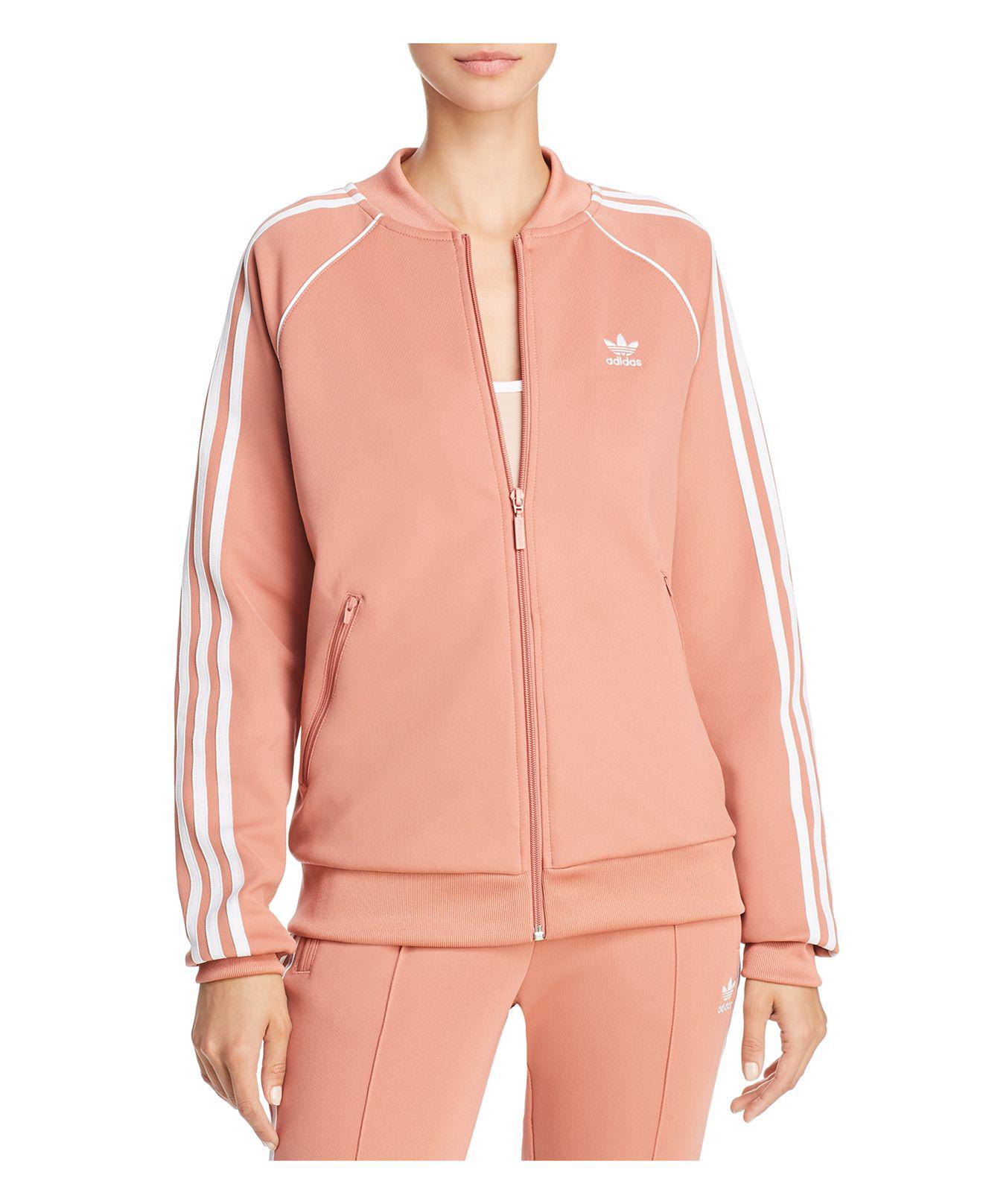 ash pink adidas jacket