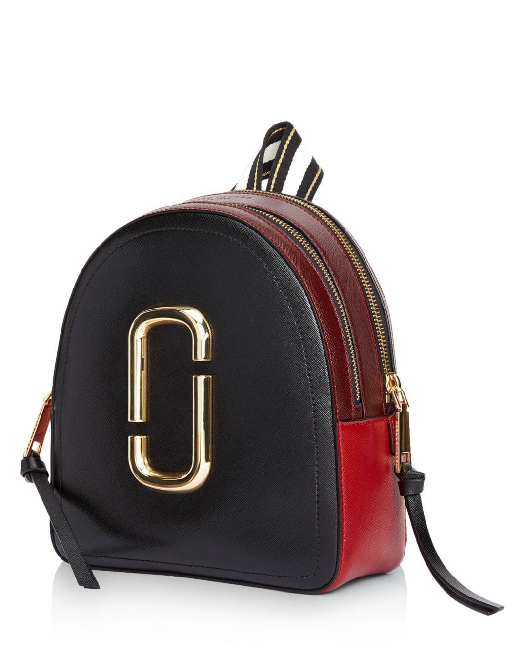marc jacobs pack shot leather backpack