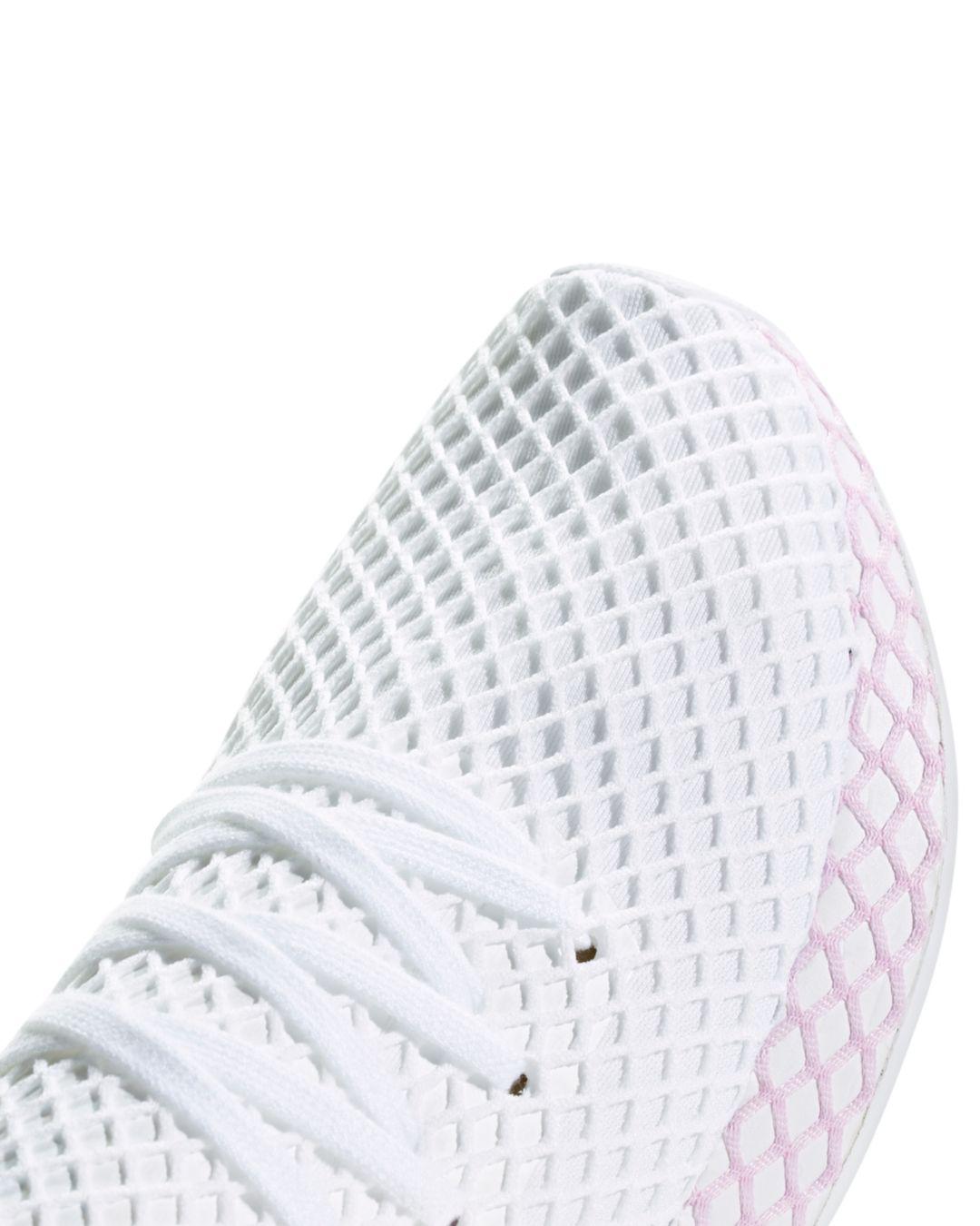 Være meditation Wrap adidas Women's Deerupt Net Lace Up Sneakers in White | Lyst