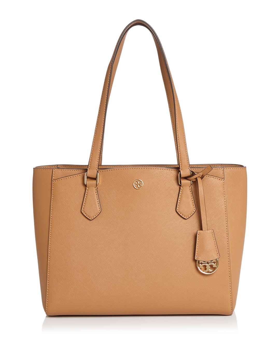 tory burch robinson leather tote