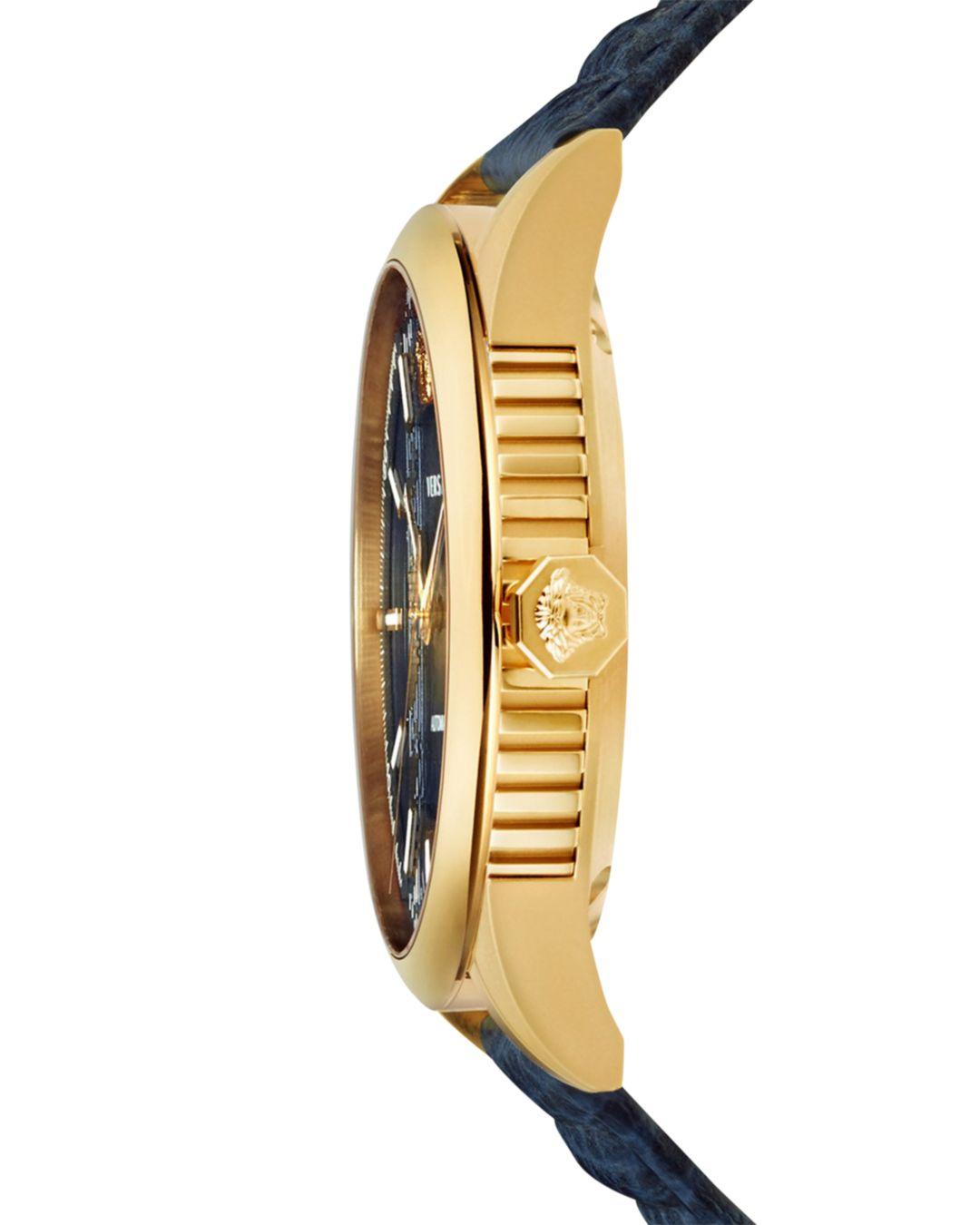 gold toned aiakos automatic watch