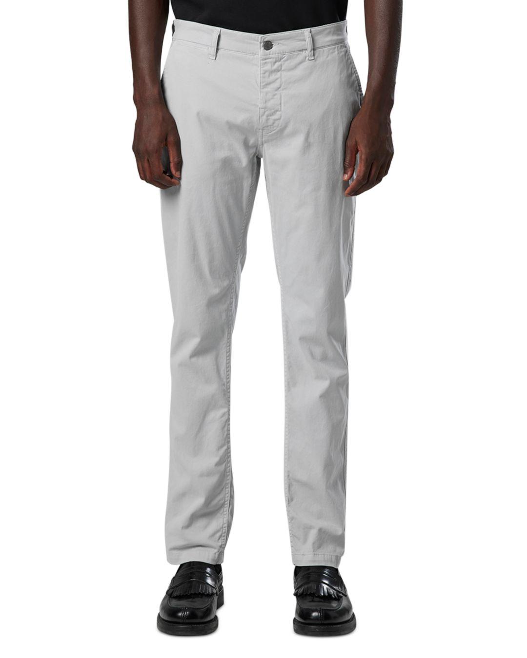 NN07 Marco Relaxed Slim Straight Chino Pants in Gray for Men | Lyst