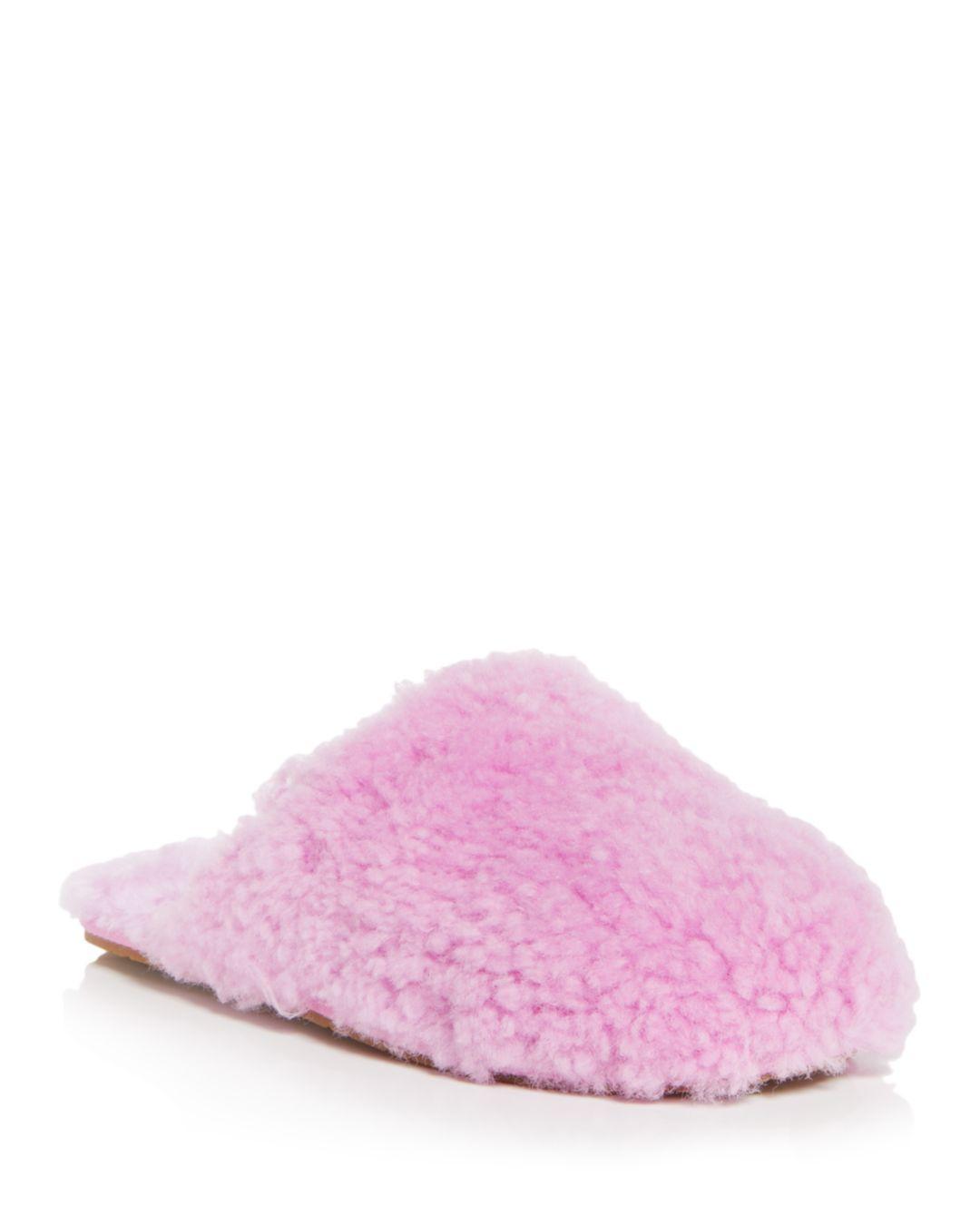 Afslag velfærd Bane UGG Maxi Curly Shearling Slippers in Pink | Lyst
