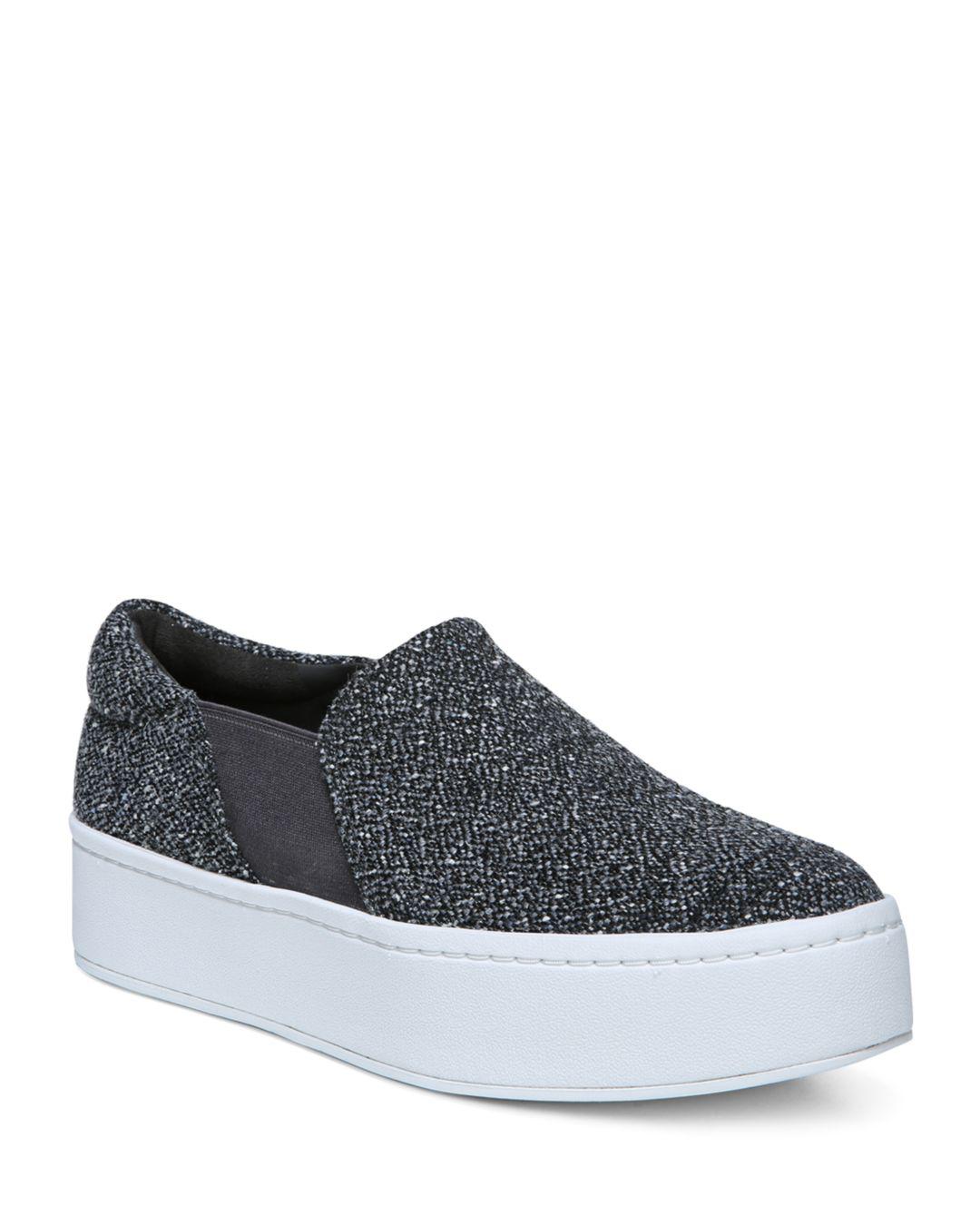 vince women's warren slip on platform sneaker