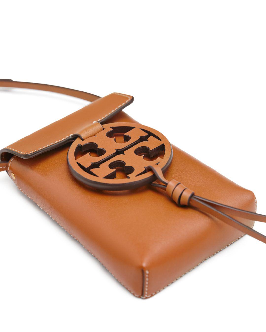 tory burch miller leather smartphone crossbody