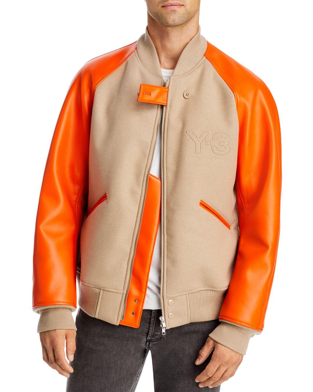 Y-3 Y - 3 Classic Varsity Jacket in Orange for Men | Lyst Canada
