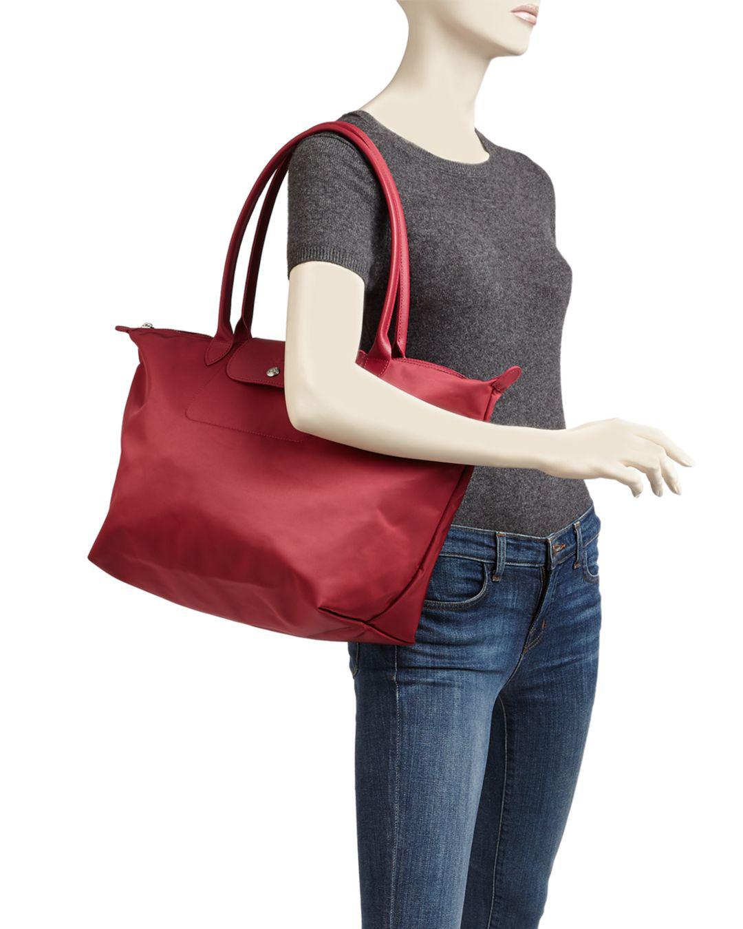 longchamp large le pliage neo nylon tote