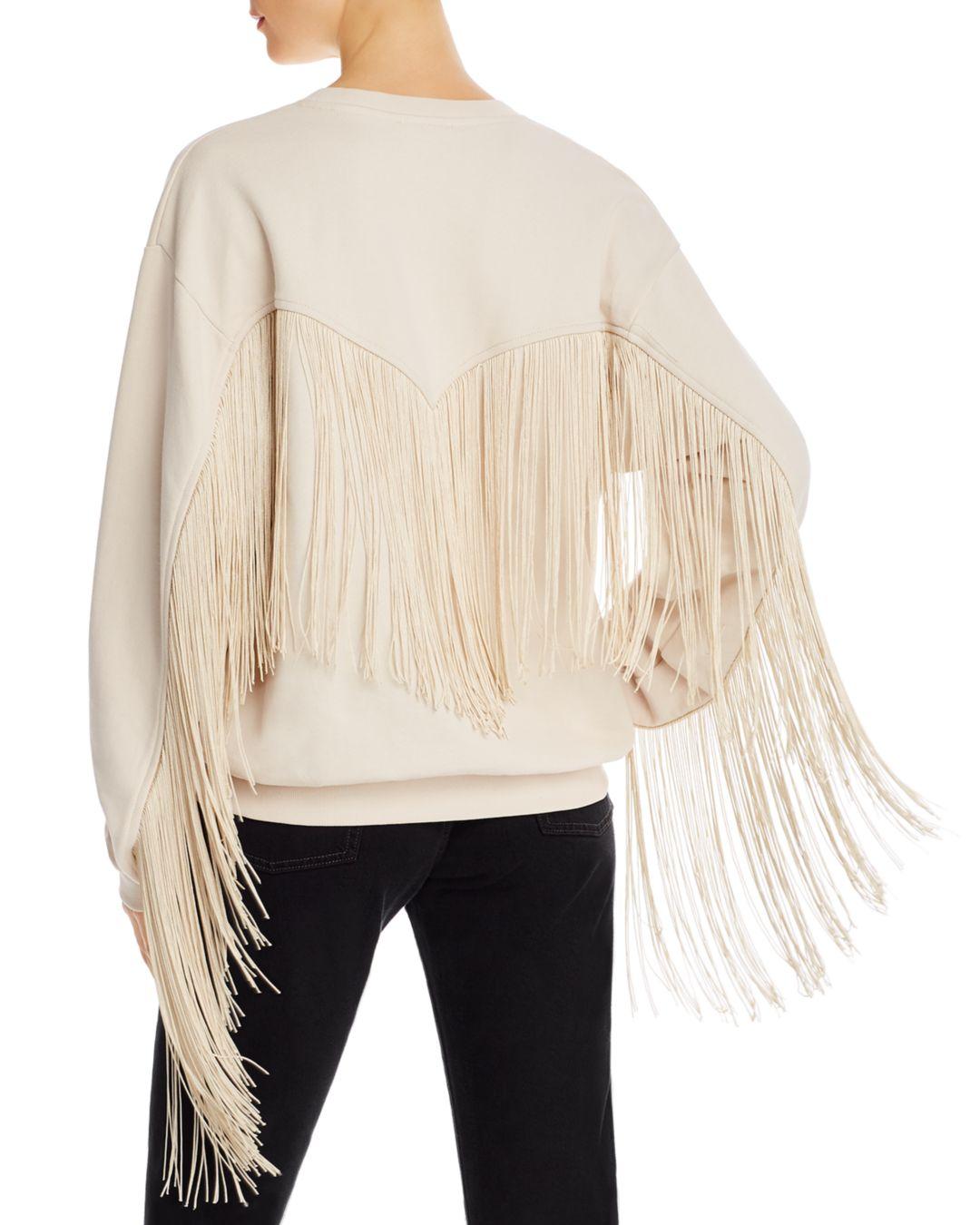 levi fringe sweatshirt