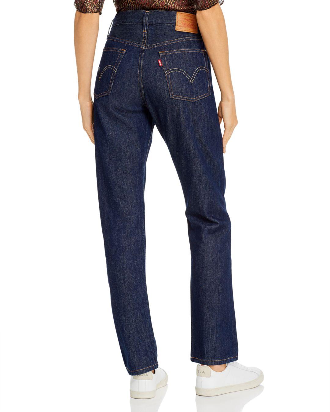 Levi's Denim 501 Straight Jeans In Across A Plain in Blue | Lyst