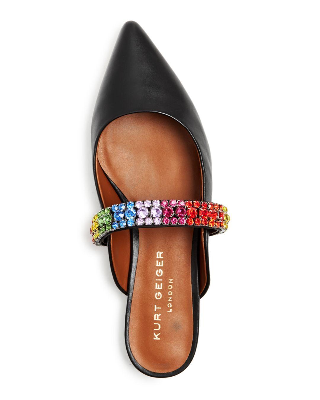 kurt geiger flat mules
