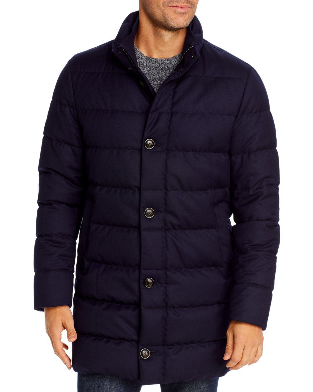 Moncler Synthetic Baudier Down Jacket in Navy (Blue) for Men | Lyst