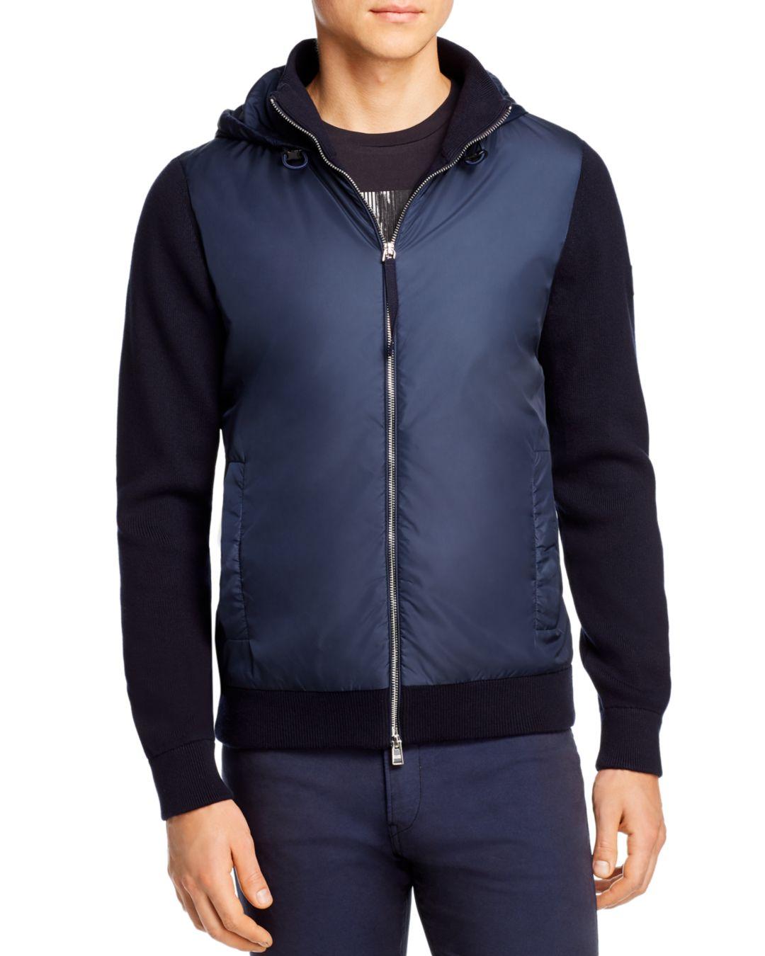 hugo boss zip up sweater