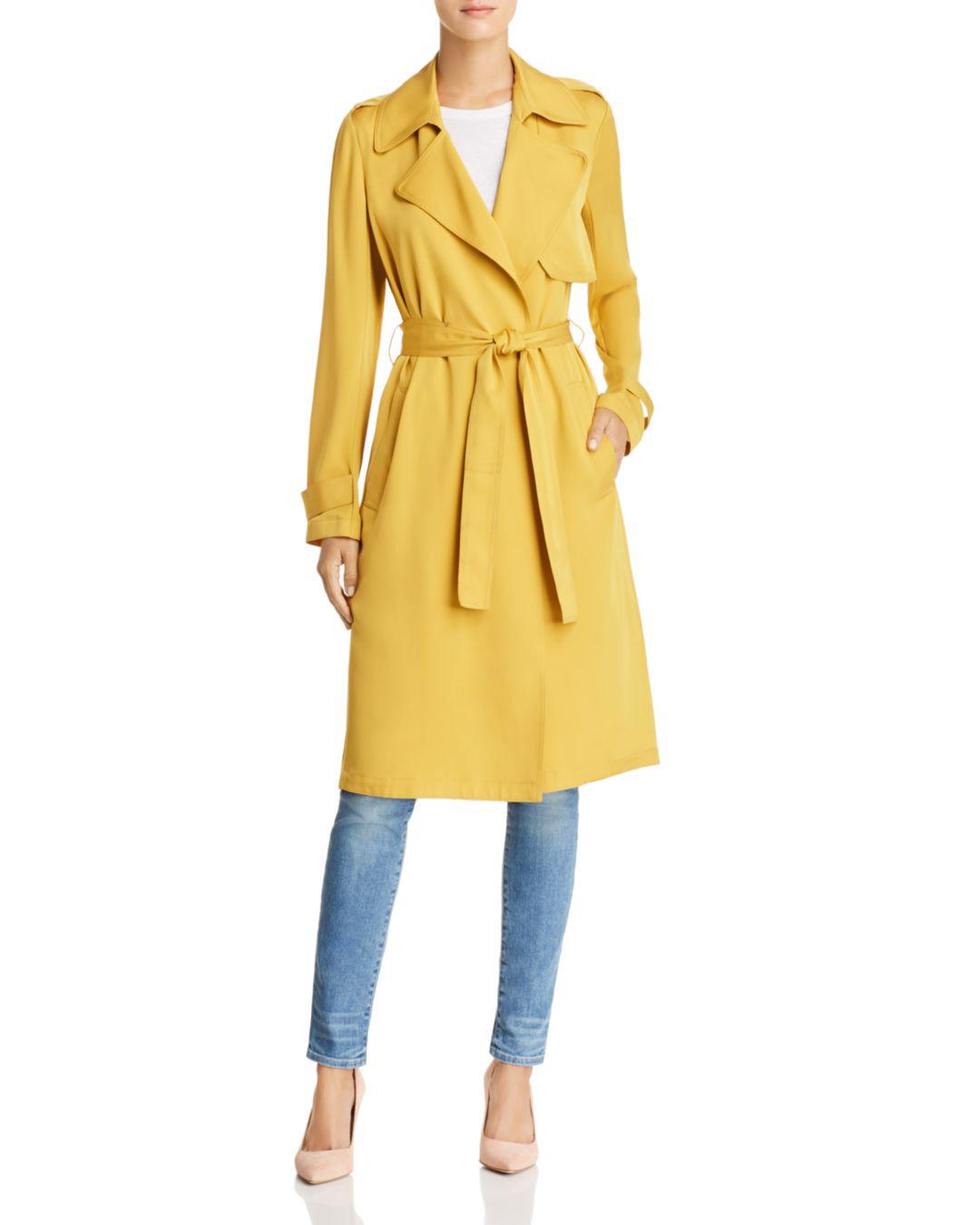 theory yellow coat